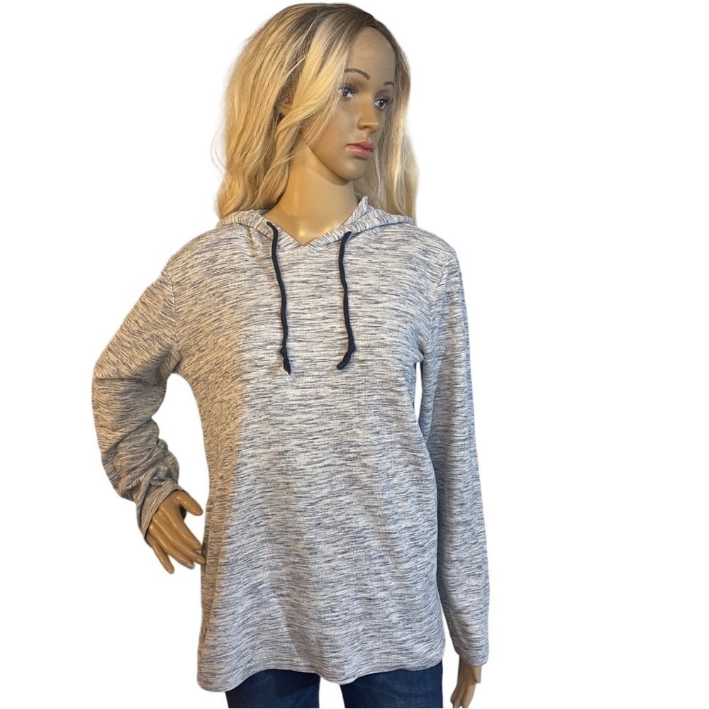 Rustic Souls Blue and Gray Heather Pullover Hoodie